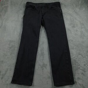 Silver Jeans Jeans Mens 34x30 Black Konrad Slim‎ Leg Straight Casual Pockets